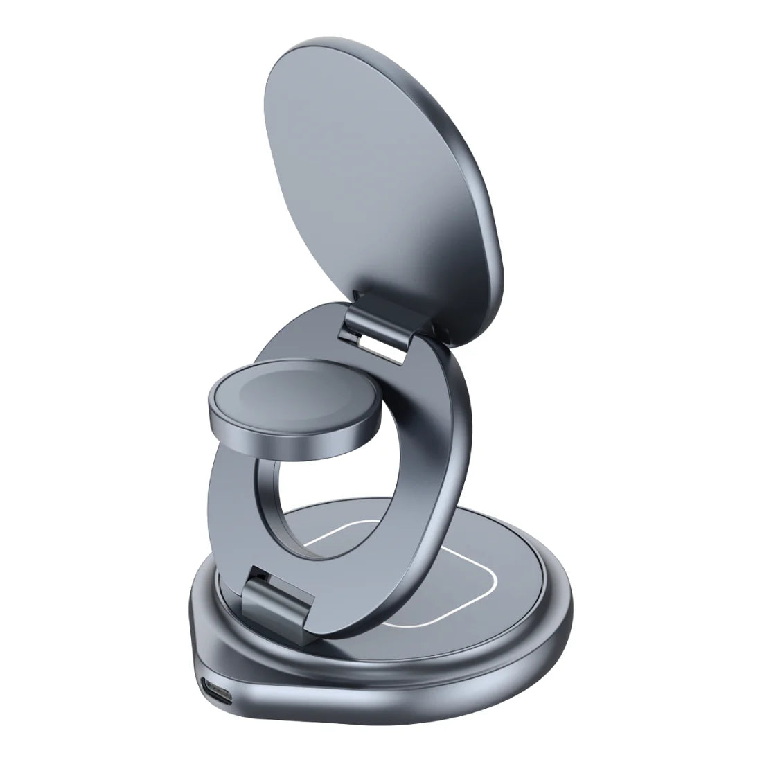 BASE DE CARGA QDOS 3 EN 1 Qi2 MG SLV