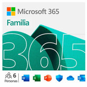 MICROSOFT 365 FAMILIA | SUSCRIPCIÓN 12 MESES | 6 USUARIOS