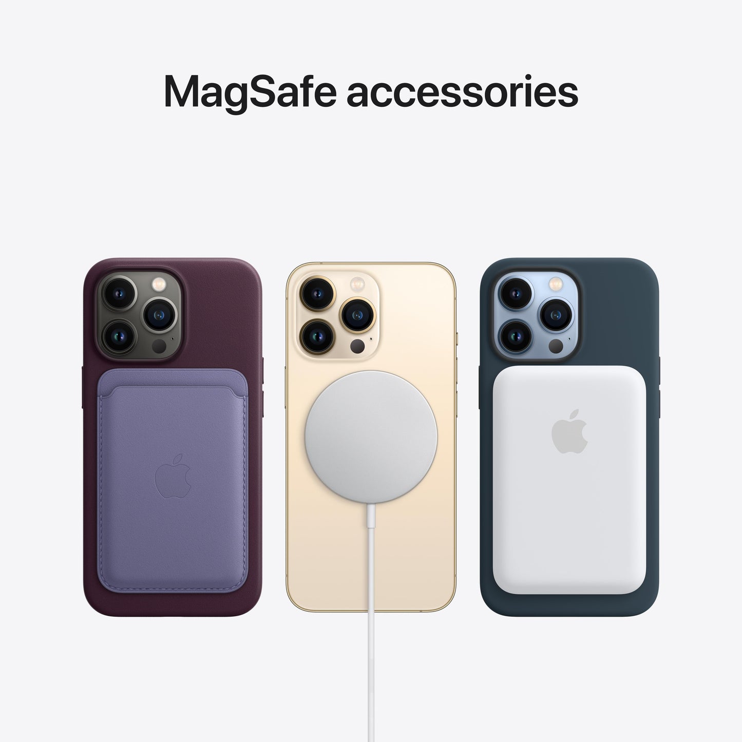 Estuche de silicona con MagSafe para el iPhone 13 Pro - Azul polar