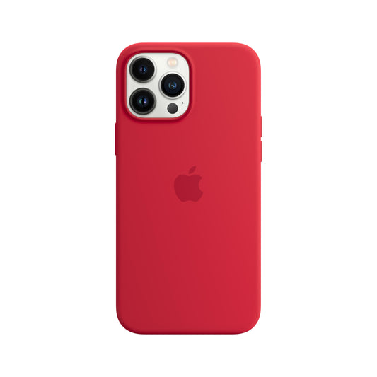 Estuche de silicona con MagSafe para el iPhone 13 Pro Max - (PRODUCT)RED