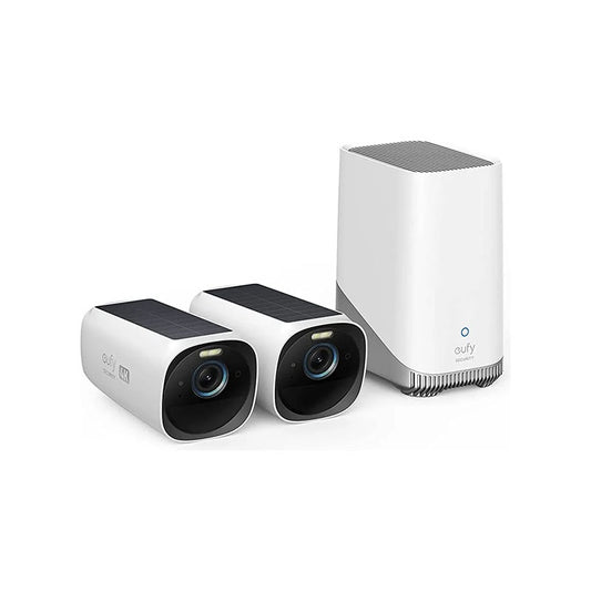 CAMARA INTELIGENTE EUFY DE SEGURIDAD S330 SOLAR 2 CAM+HOMEBASE