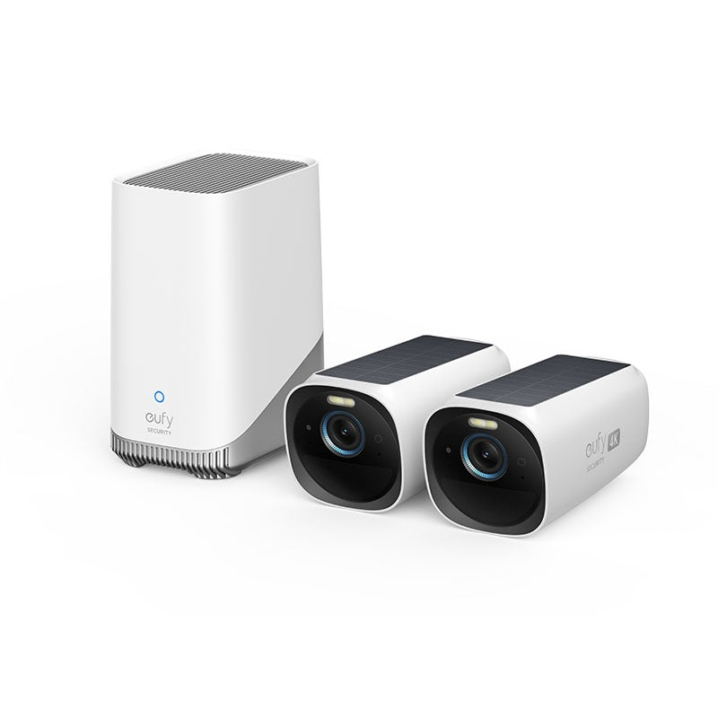 CAMARA INTELIGENTE EUFY DE SEGURIDAD S330 SOLAR 2 CAM+HOMEBASE