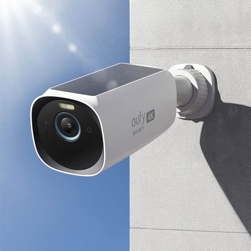 CAMARA INTELIGENTE EUFY DE SEGURIDAD S330 SOLAR 2 CAM+HOMEBASE