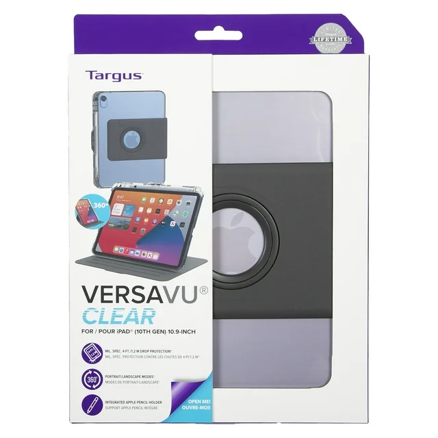 CASE TARGUS VERSAVU IPAD 10.9 INCH 10TH CLEAR