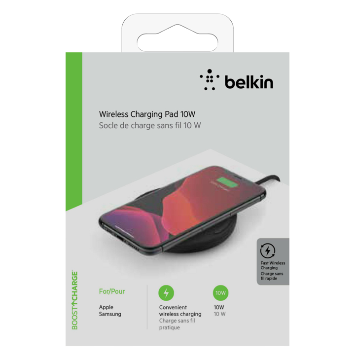 BOOST CHARGE 10W WIRELESS CHARGING PAD +