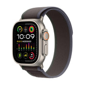 Apple Watch Ultra 2 GPS + Cellular • Caja de titanio de 49 mm • Correa Trail azul/negra - M/L