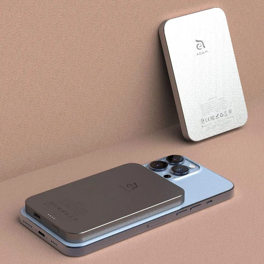 BATERIA ADAM ELEMENTS EXTERNA COMPATIBLE MAGSAFE 5000 MAH GREY