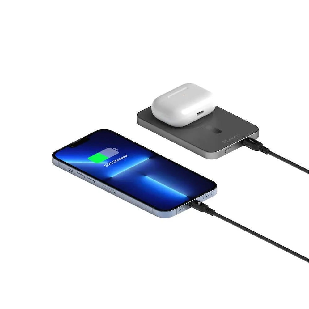 BATERIA ADAM ELEMENTS EXTERNA COMPATIBLE MAGSAFE 5000 MAH GREY