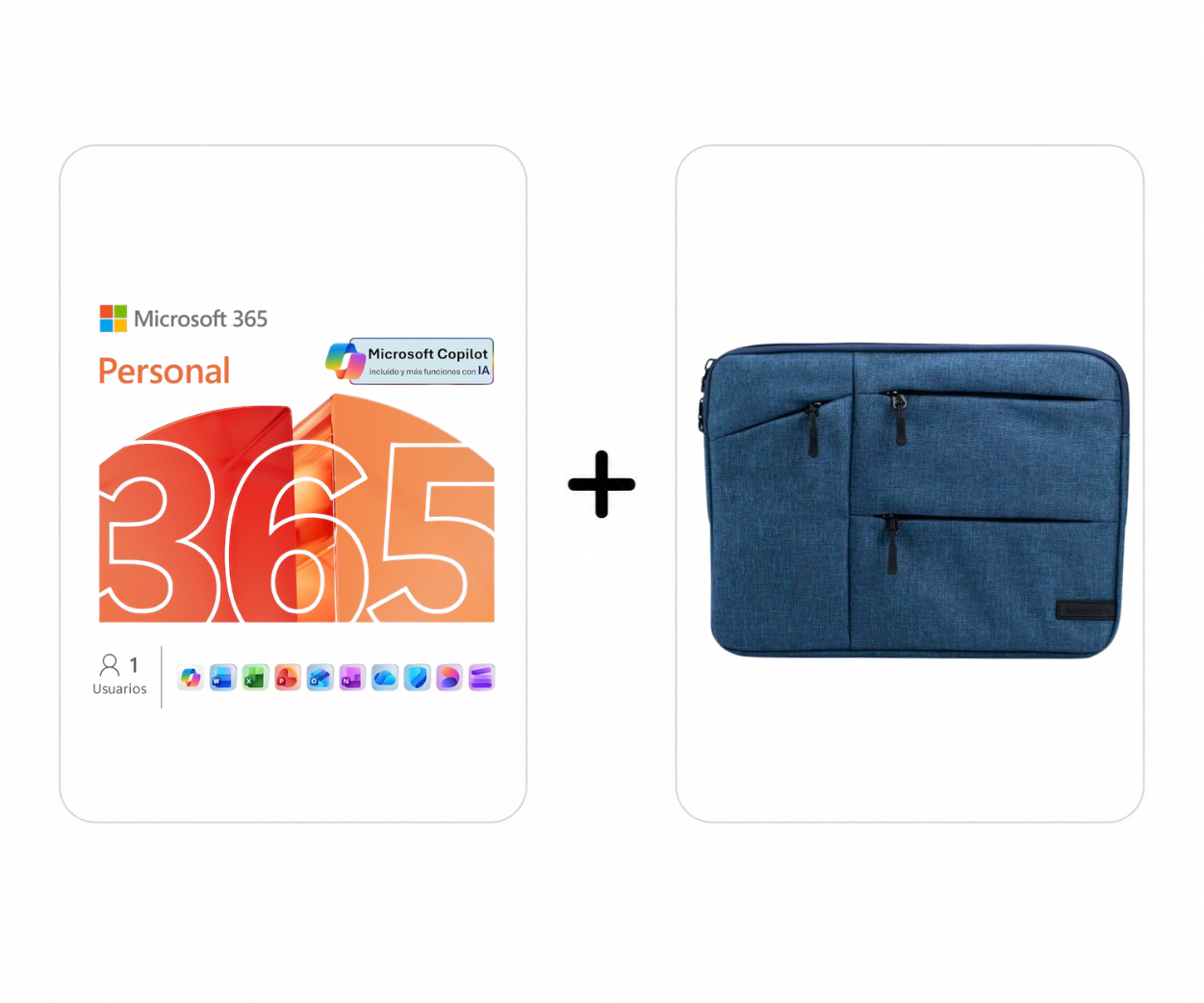 PACK MacBook: Funda ADD ON + Office 365 Personal