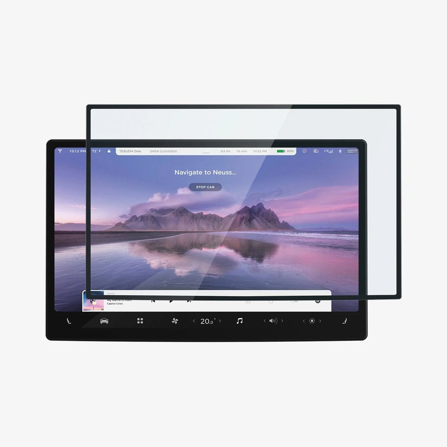 PROTECTOR DE PANTALLA SPIGEN PARA CARRO TESLA MODEL Y & 3 2025