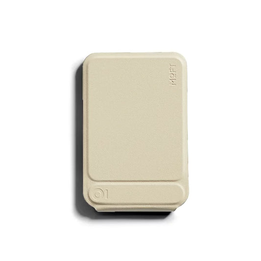 CARTERA MOFT MAGSAFE PARA IPHONE CON STAND TRIPODE EARTHEN BEIGE