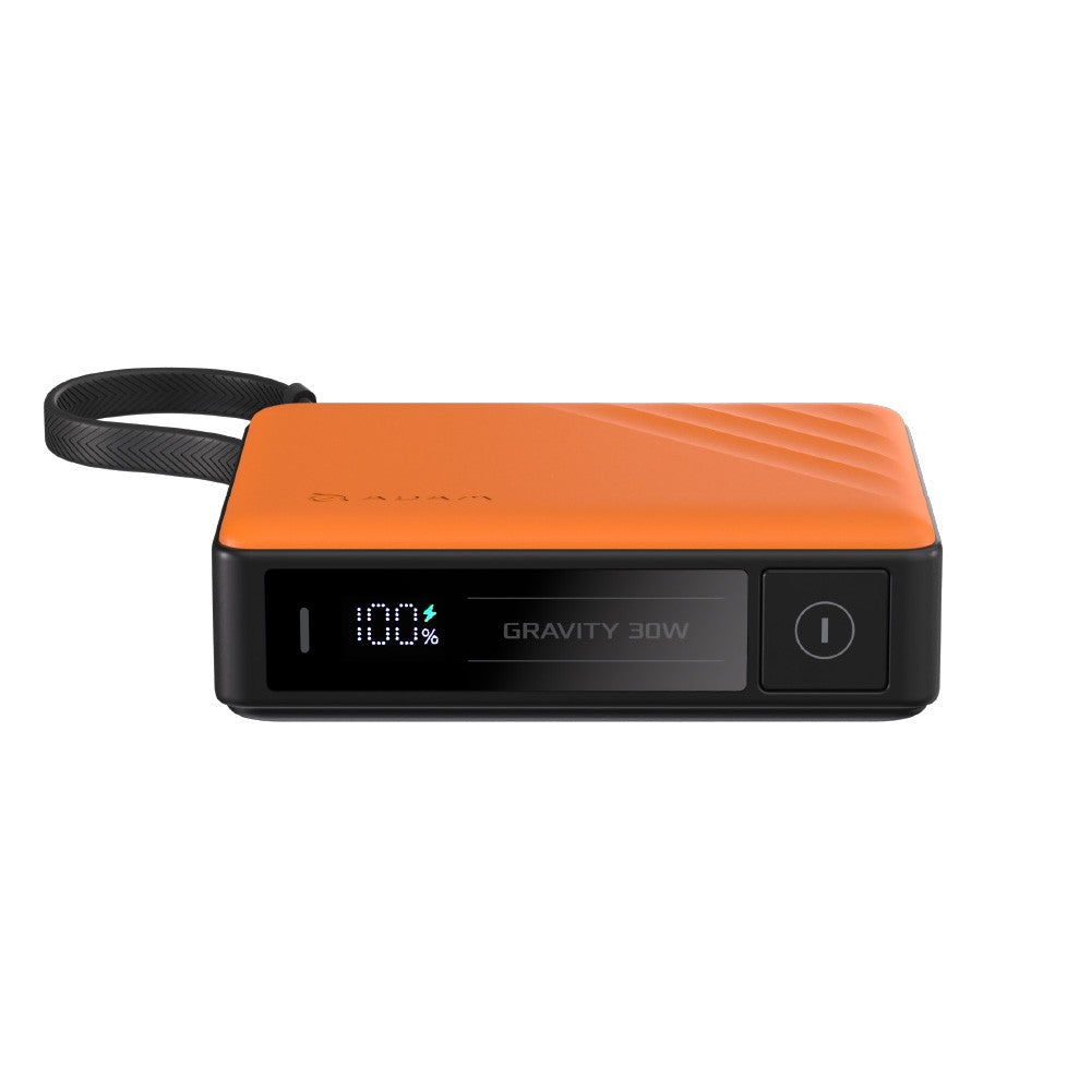 BATERIA ADAM ELEMENTS 30W GRAVITY 10000 mAh CABLE USB-C ORANGE