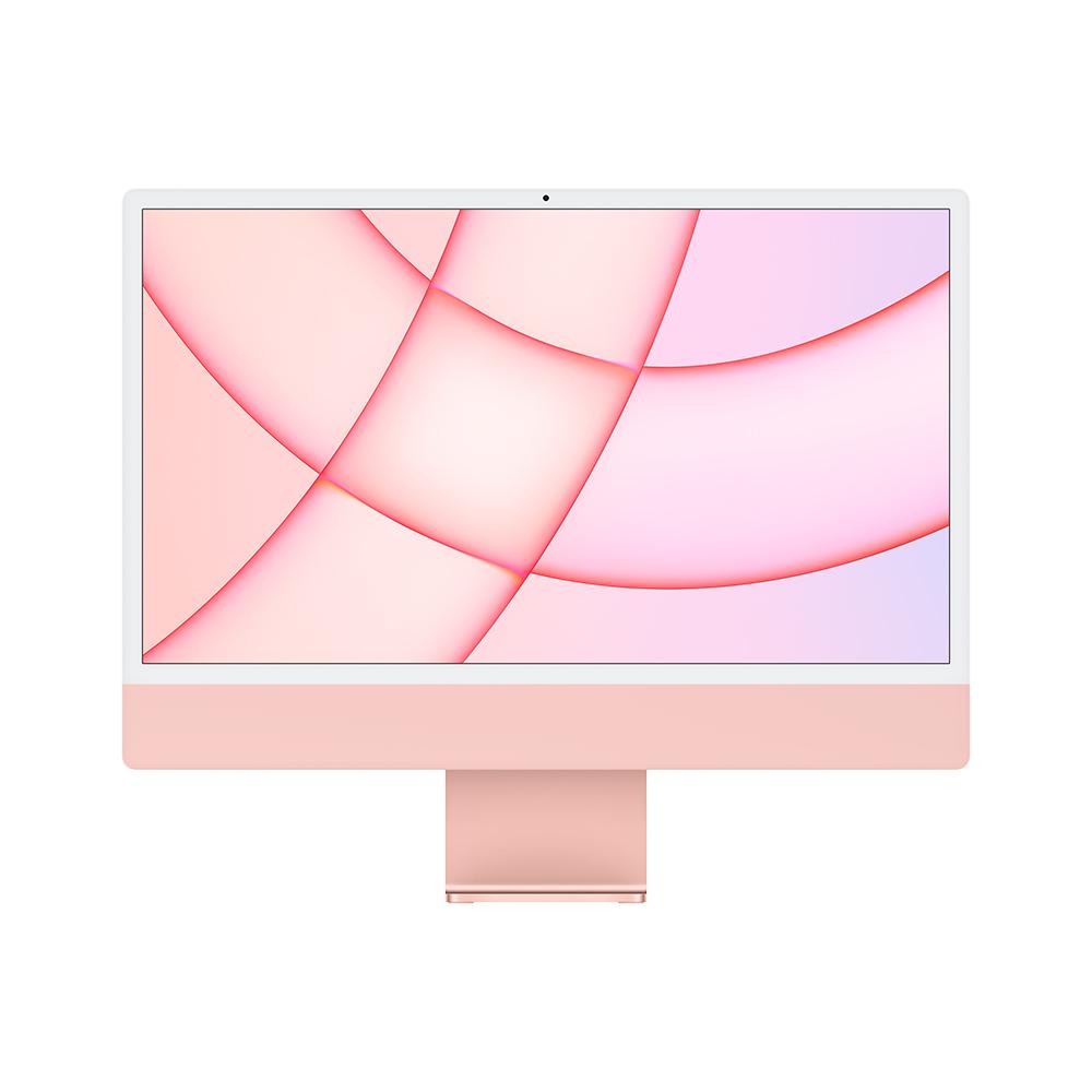 iMac con pantalla Retina 4,5K de 24 pulgadas: Chip M1 de Apple con CPU de ocho núcleos y GPU de ocho núcleos, 256 GB SSD - Rosa