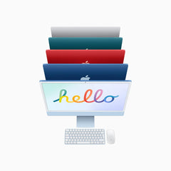 iMac con pantalla Retina 4,5K de 24 pulgadas: Chip M1 de Apple con CPU de ocho núcleos y GPU de ocho núcleos, 512 GB SSD - Rosa