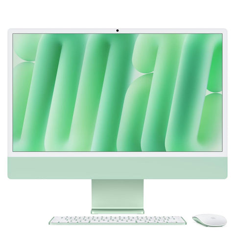 iMac con pantalla Retina 4,5K de 24 pulgadas: Chip M4 de Apple con CPU de 10 núcleos y GPU de 10 núcleos, 512 GB SSD - Verde