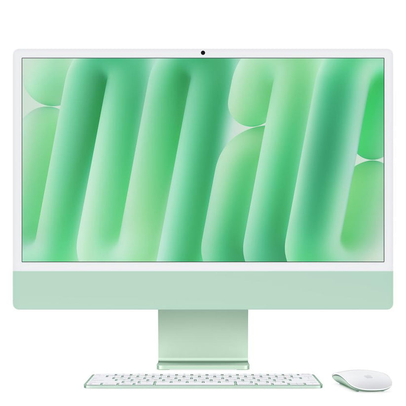iMac con pantalla Retina 4,5K de 24 pulgadas: Chip M4 de Apple con CPU de 10 núcleos y GPU de 10 núcleos, 512 GB SSD - Verde