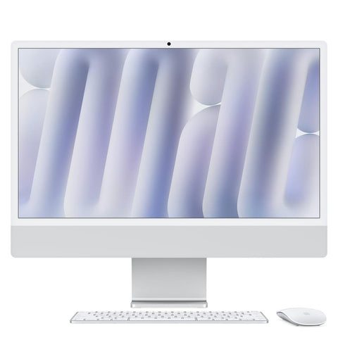 iMac con pantalla Retina 4,5K de 24 pulgadas: Chip M4 de Apple con CPU de 10 núcleos y GPU de 10 núcleos, 512 GB SSD - Plata