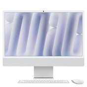 iMac con pantalla Retina 4,5K de 24 pulgadas: Chip M4 de Apple con CPU de 10 núcleos y GPU de 10 núcleos, 256 GB SSD - Plata