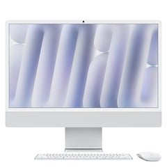iMac con pantalla Retina 4,5K de 24 pulgadas: Chip M4 de Apple con CPU de 10 núcleos y GPU de 10 núcleos, 256 GB SSD - Plata