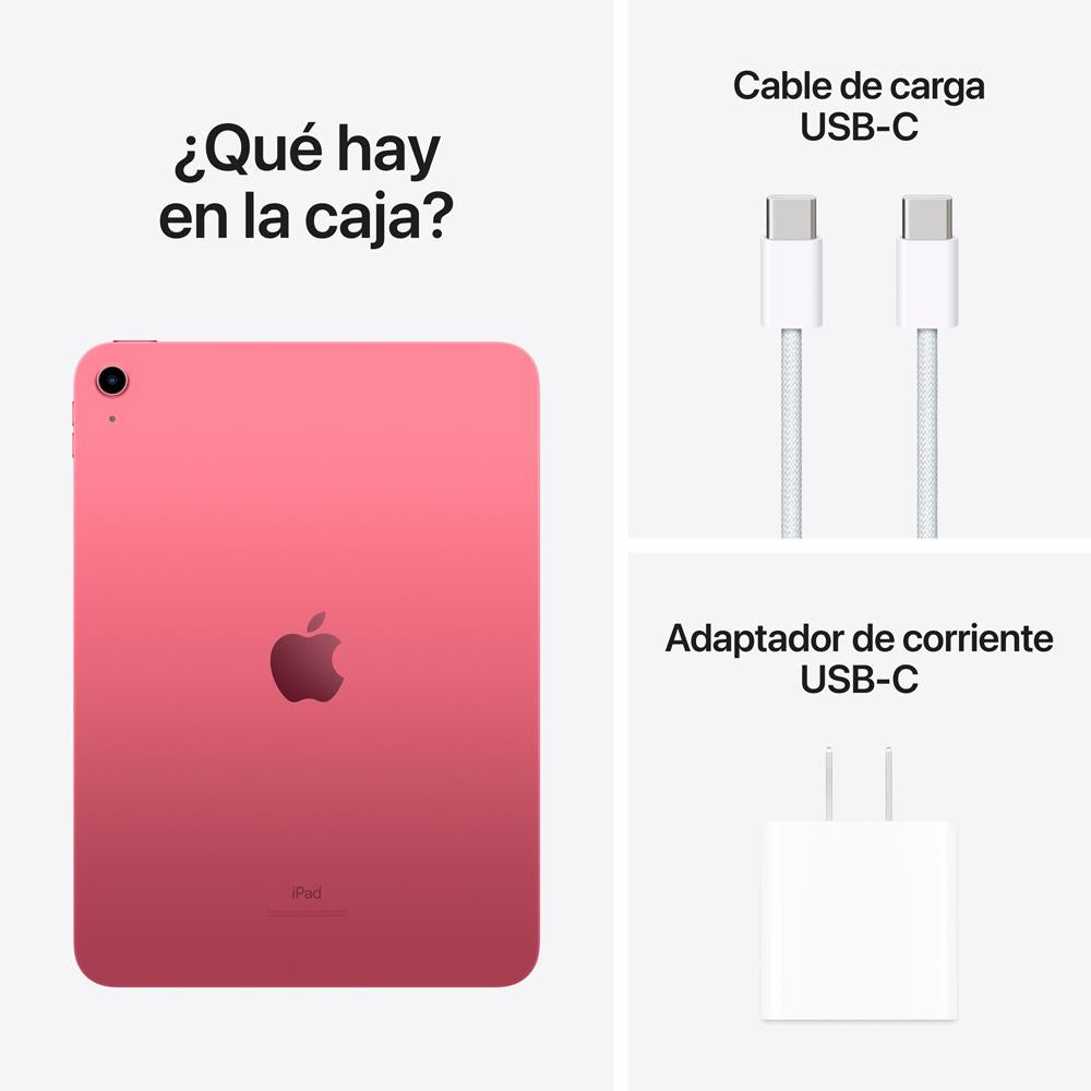 iPad de 10,9 pulgadas Wi-Fi 64 GB - Rosa (10.ª generación)