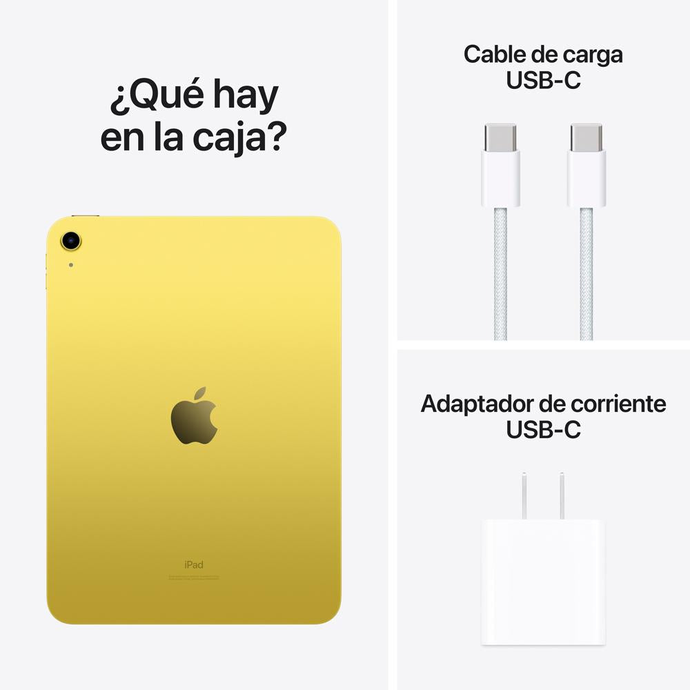 iPad de 10,9 pulgadas Wi-Fi 64 GB - Amarillo (10.ª generación)