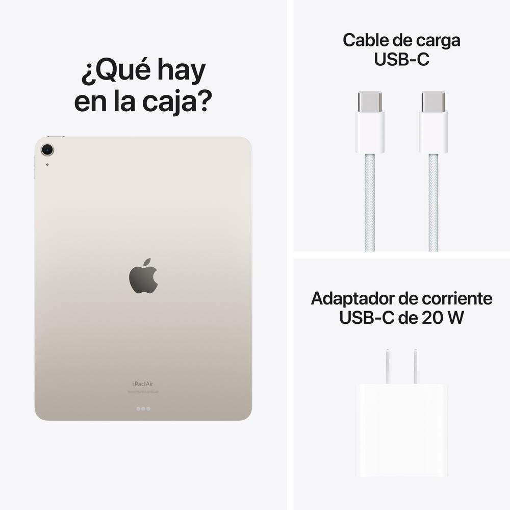 iPad Air de 13 pulgadas Wi-Fi 128 GB - Blanco estrella (M2)