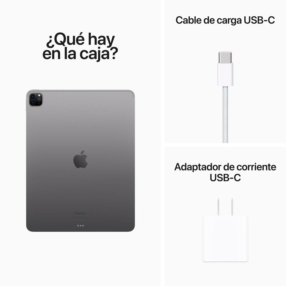 2022 iPad Pro de 12,9 pulgadas Wi-Fi 256 GB - Gris espacial (6.ª generación)