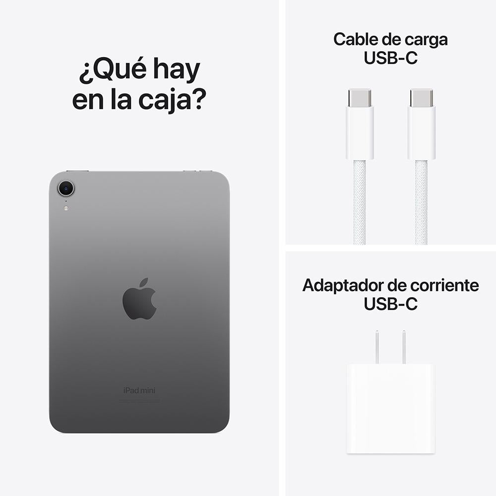 iPad mini Wi-Fi 128 GB - Gris espacial (A17 Pro)