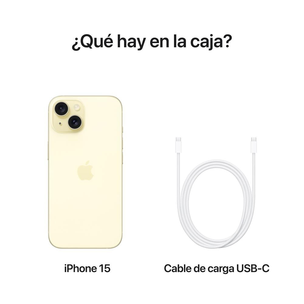 iPhone 15 512 GB en amarillo