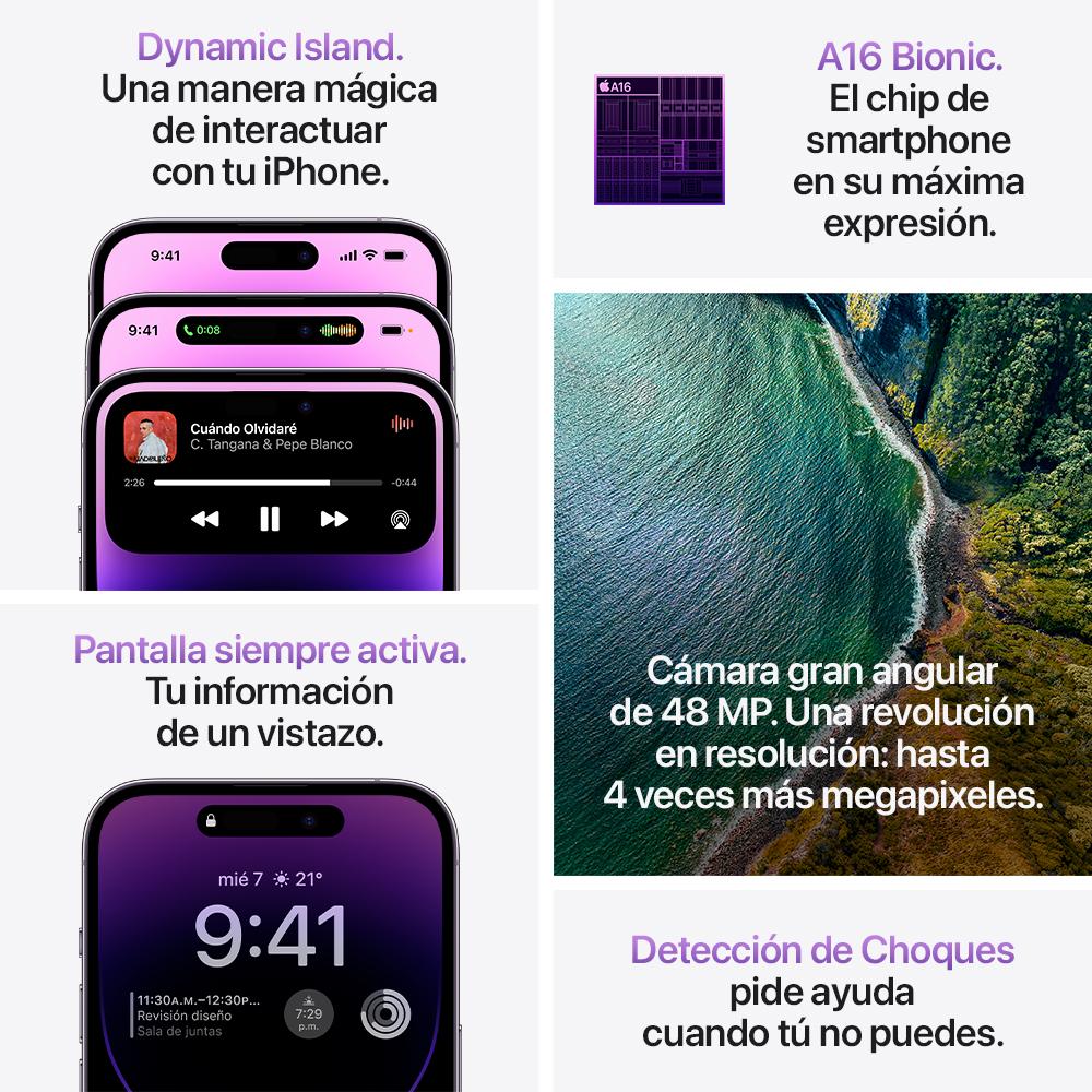 iPhone 14 Pro 128 GB Morado oscuro