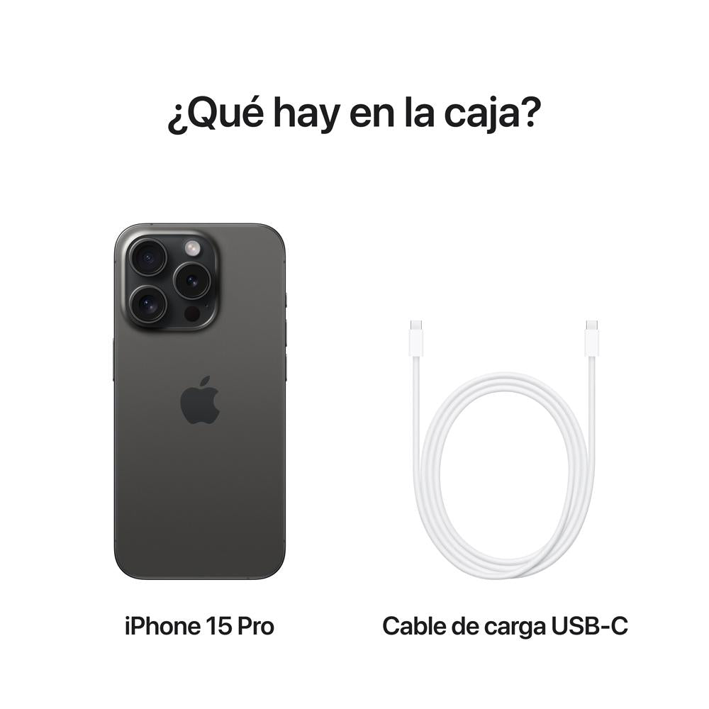 iPhone 15 Pro 256 GB Titanio negro