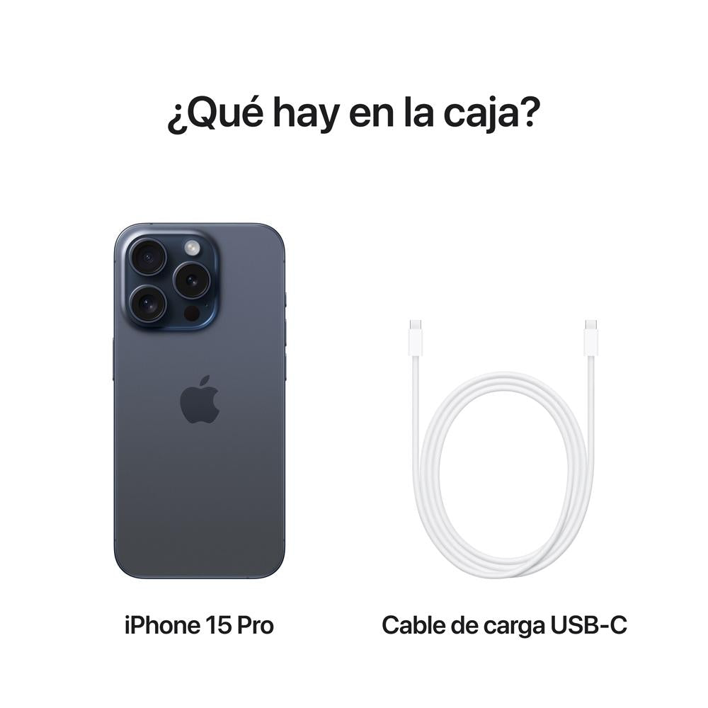 iPhone 15 Pro 128 GB Titanio azul