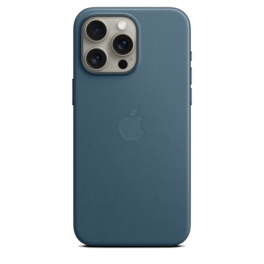 Funda de FineWoven con MagSafe para el iPhone 15 Pro Max - Azul pacífico