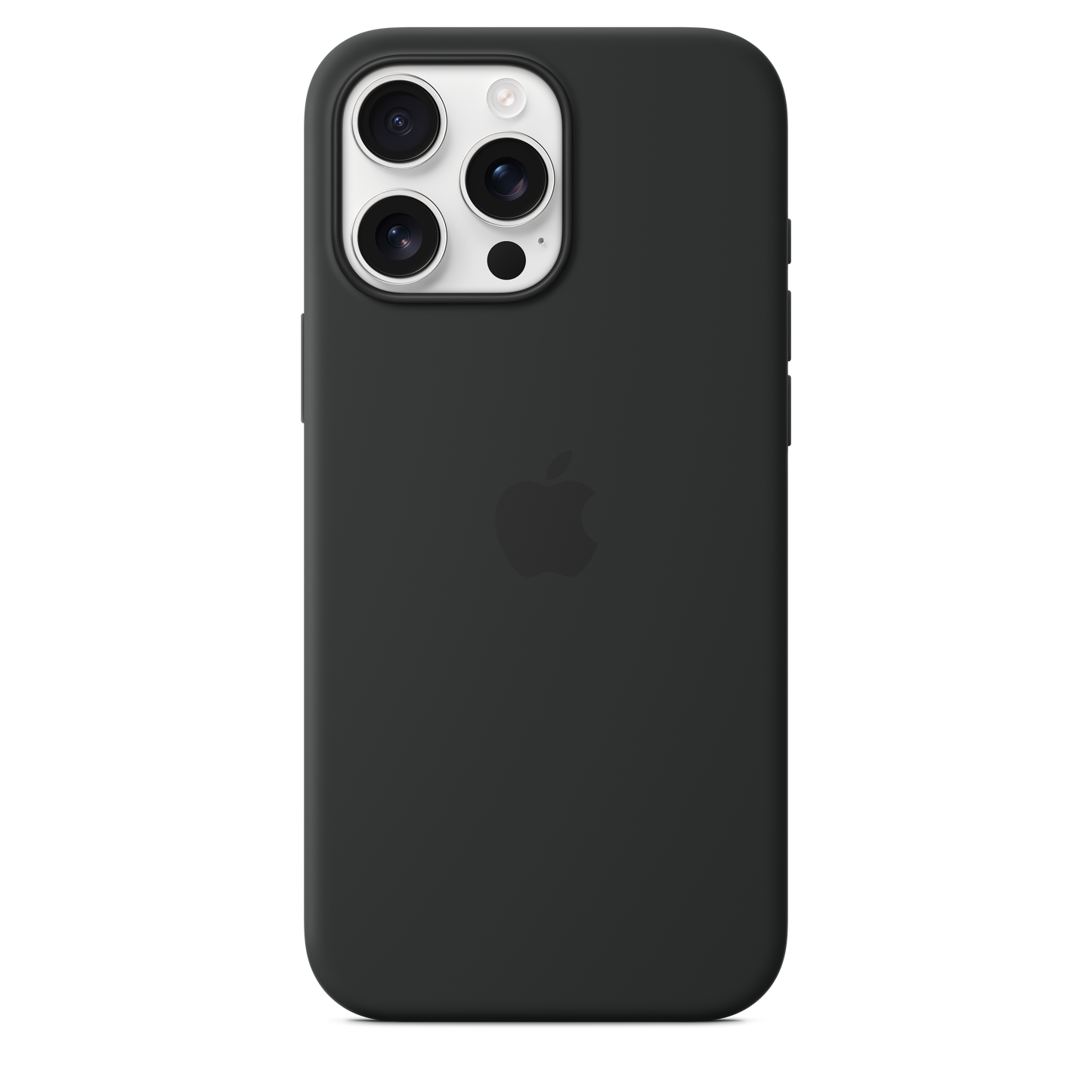 Funda de silicón con MagSafe para el iPhone 16 Pro Max - Negro