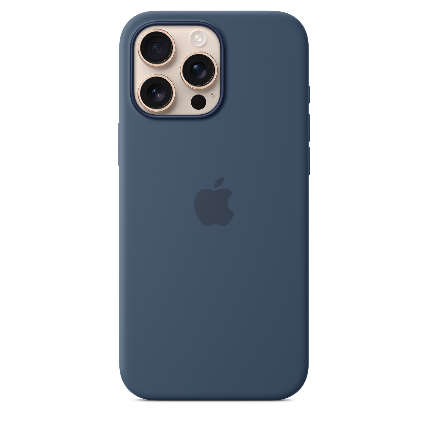 Funda de silicón con MagSafe para el iPhone 16 Pro Max - Azul denim