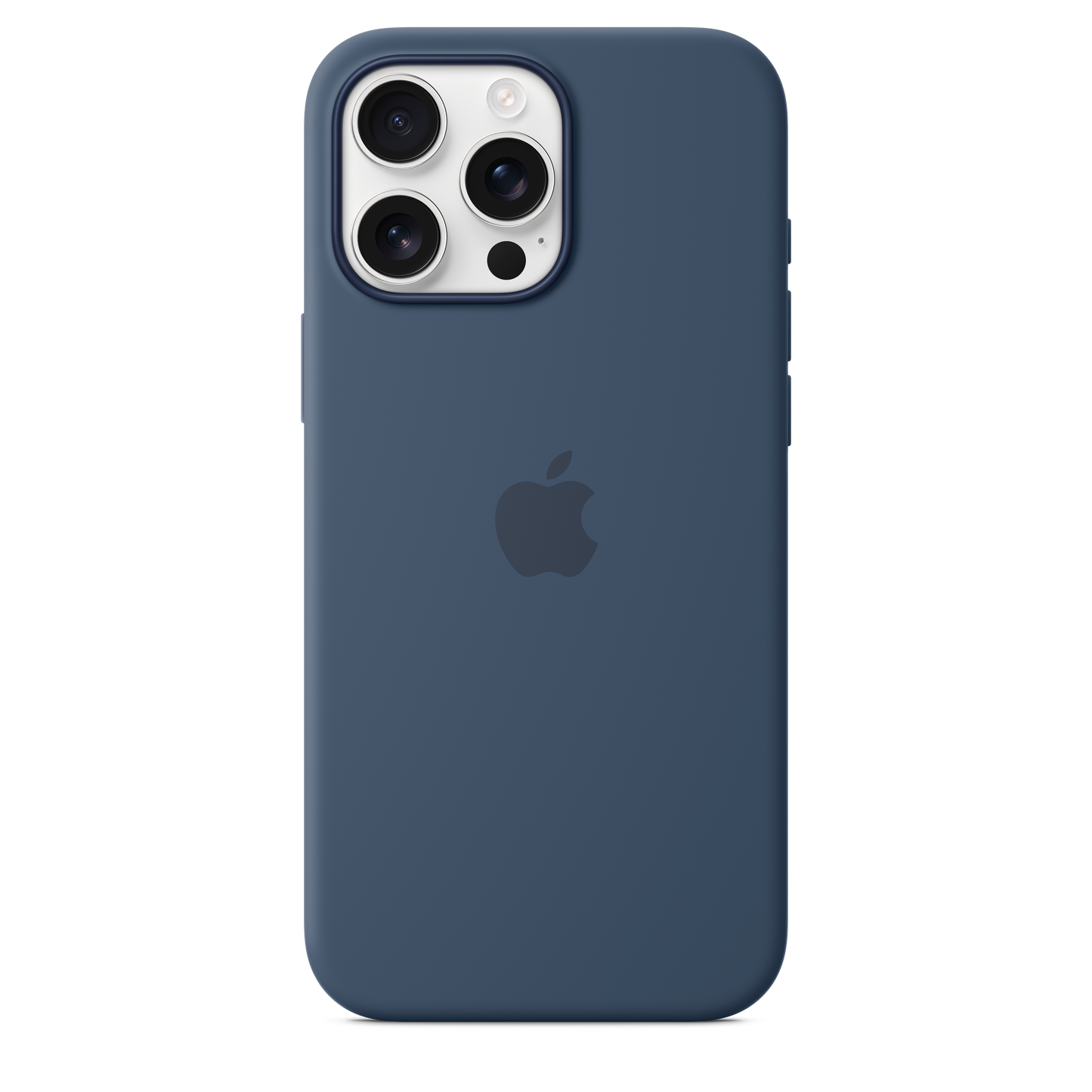 Funda de silicón con MagSafe para el iPhone 16 Pro Max - Azul denim