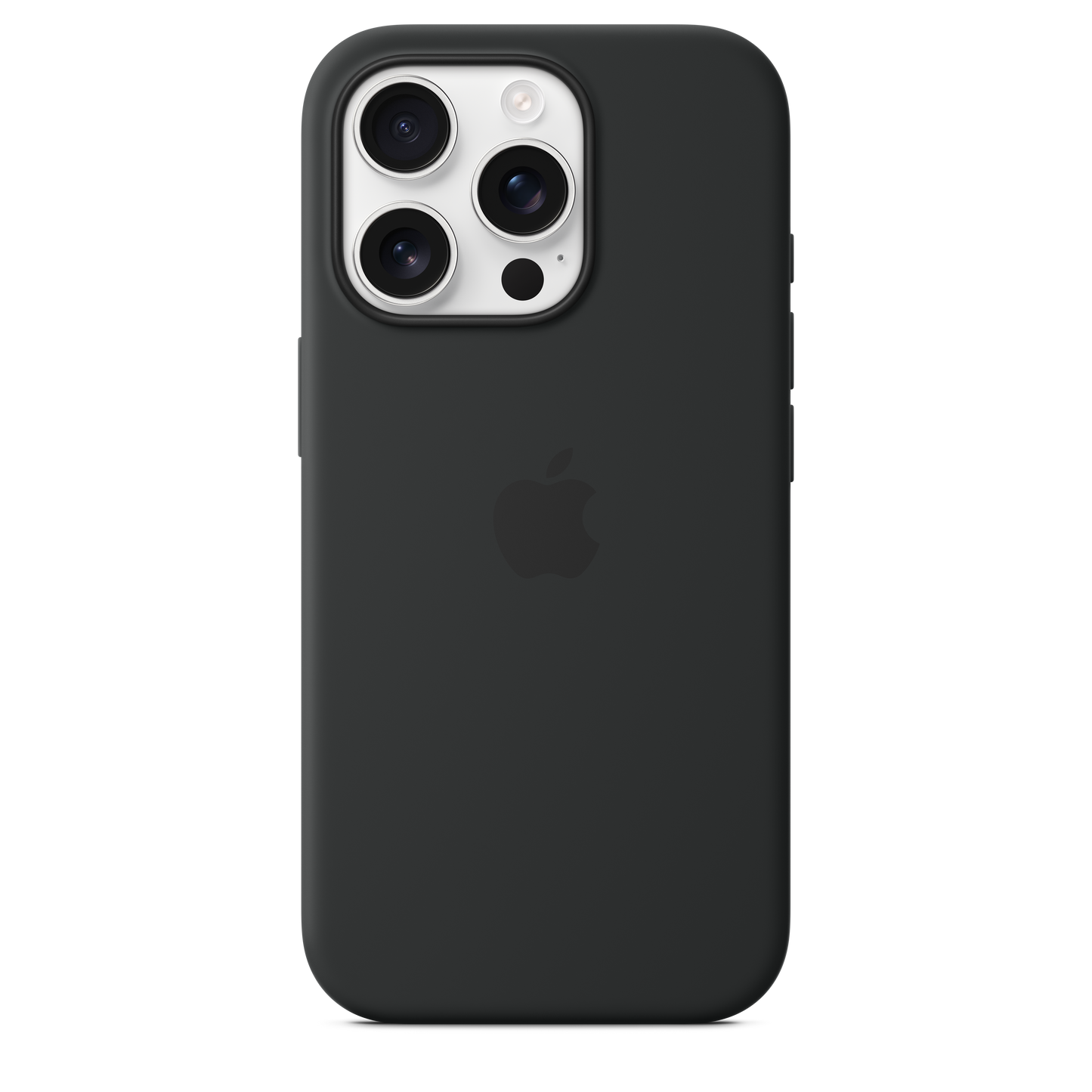 Funda de silicón con MagSafe para el iPhone 16 Pro - Negro