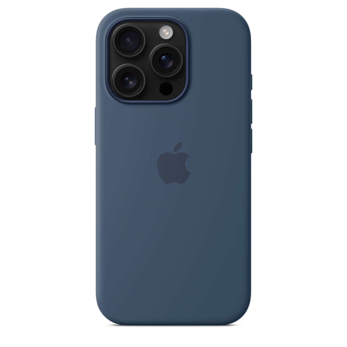 Funda de silicón con MagSafe para el iPhone 16 Pro - Azul denim