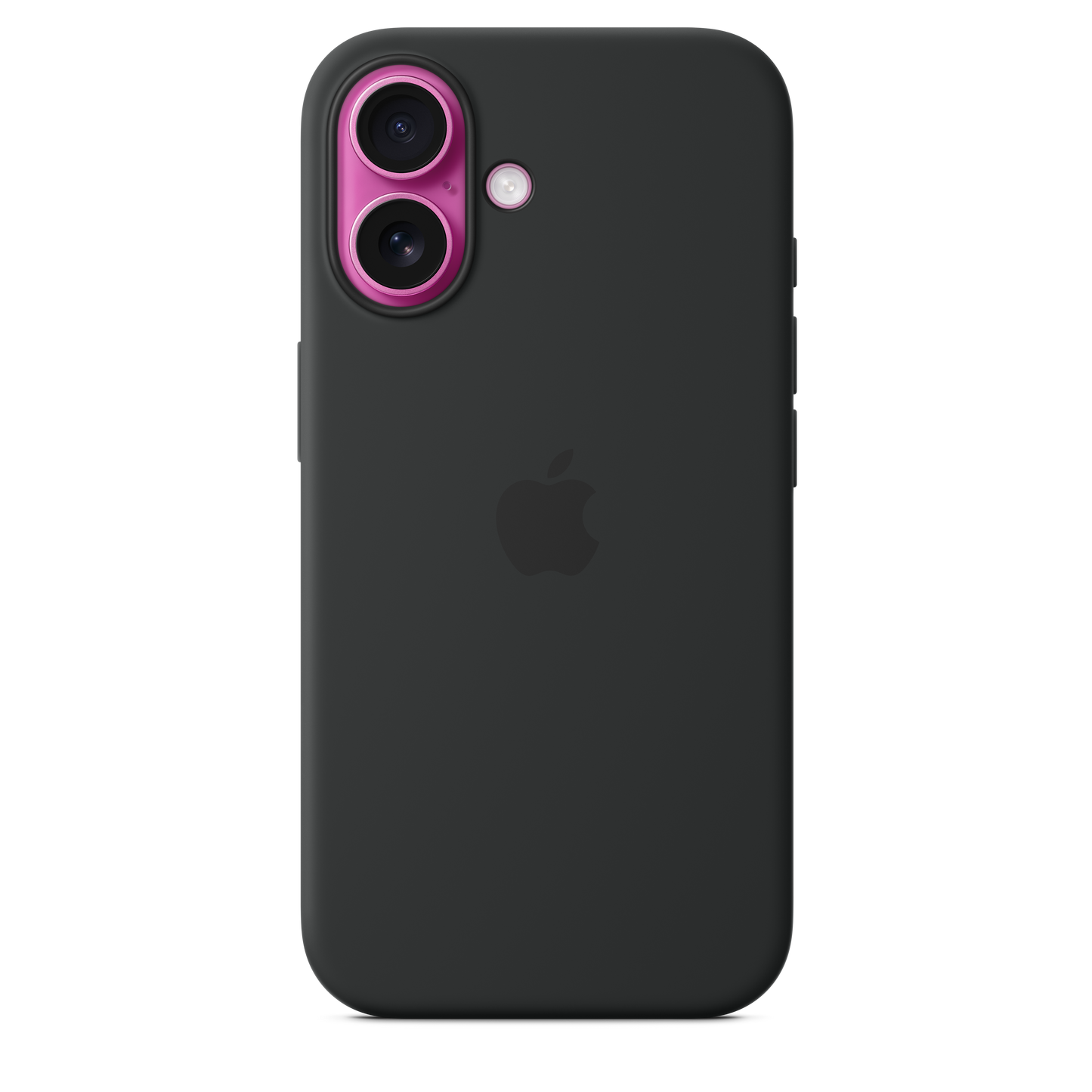 Funda de silicón con MagSafe para el iPhone 16 - Negro