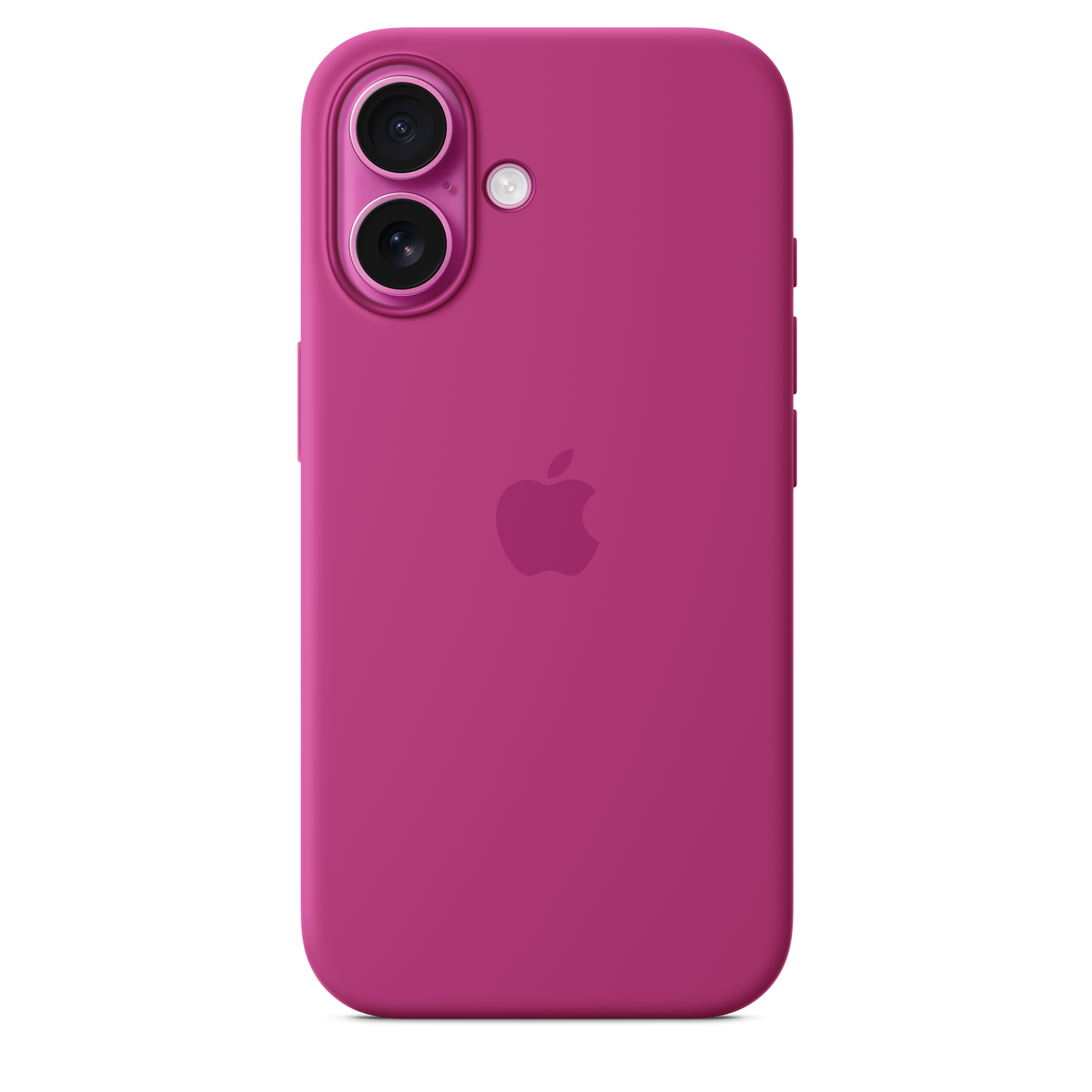 Funda de silicón con MagSafe para el iPhone 16 - Fucsia