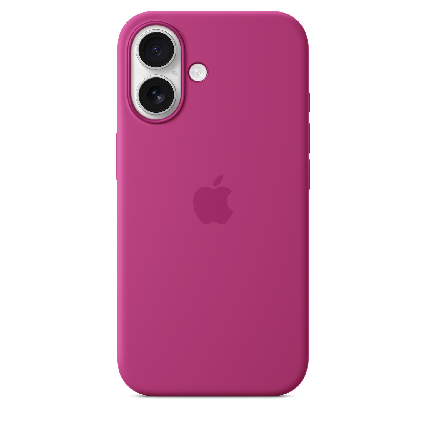 Funda de silicón con MagSafe para el iPhone 16 - Fucsia