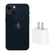 iPhone 13 128 GB Azul medianoche + Adaptador de corriente USB-C de 20 W
