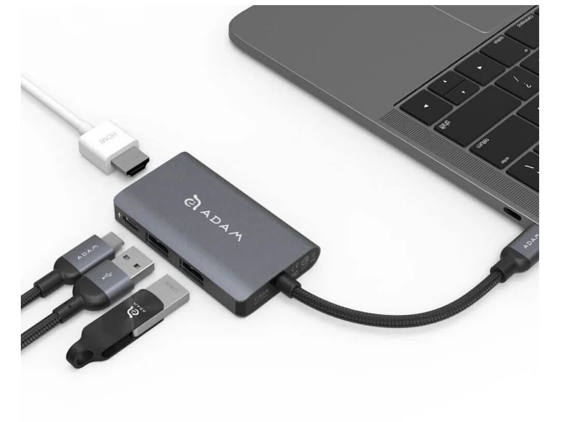 MULTIPUERTO ADAM ELEMENTS CASA A01 M USB-C 4 EN 1