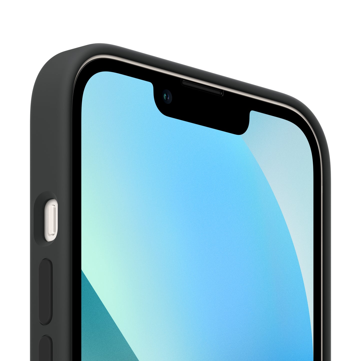 Case de silicona con MagSafe para iPhone 13