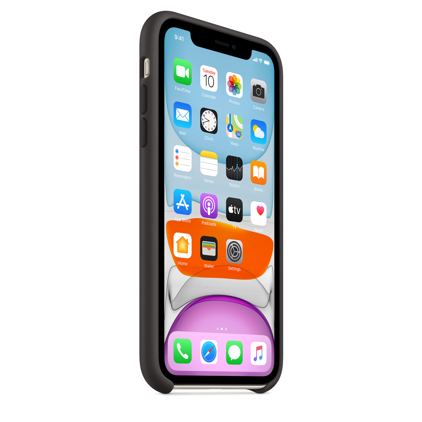 Case Apple de silicona para el iPhone 11