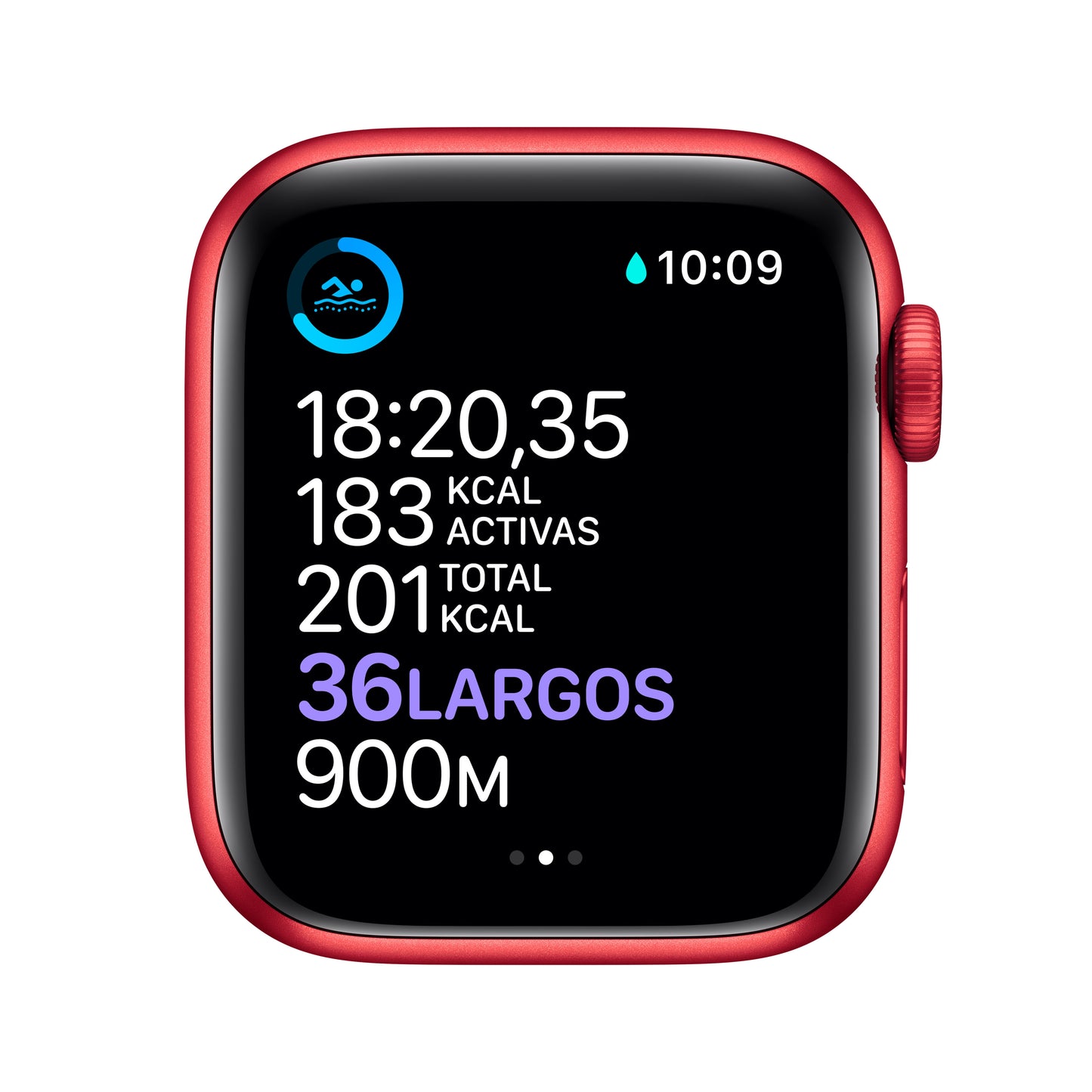 Apple Watch Series 6 (GPS + Cellular) - Caja de aluminio (PRODUCT)RED de 40 mm - Correa deportiva (PRODUCT)RED - Talla única