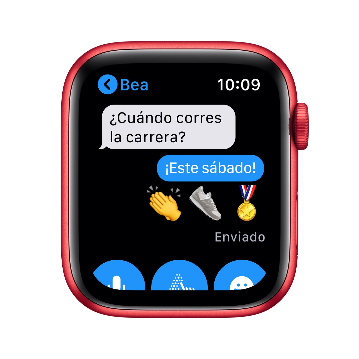 Apple Watch Series 6 (GPS + Cellular) - Caja de aluminio (PRODUCT)RED de 44 mm - Correa deportiva (PRODUCT)RED - Talla única