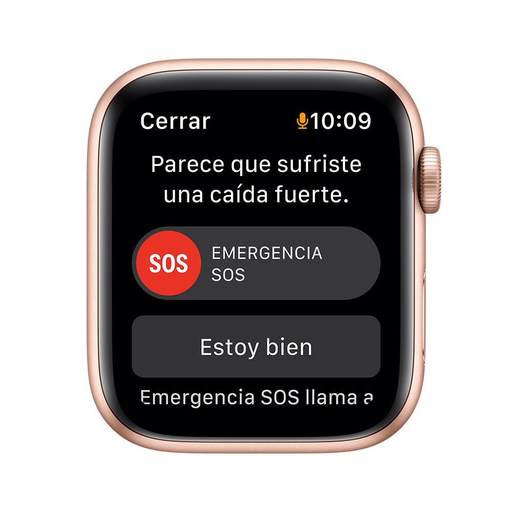 Apple Watch SE (GPS) - Caja de aluminio en oro de 44 mm - Correa deportiva blanco estrella - Talla única