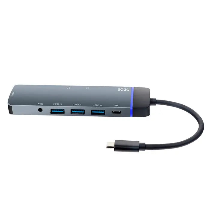 MULTIPUERTOS QDOS POWERLINK COMBI USB-C 8 EN 1