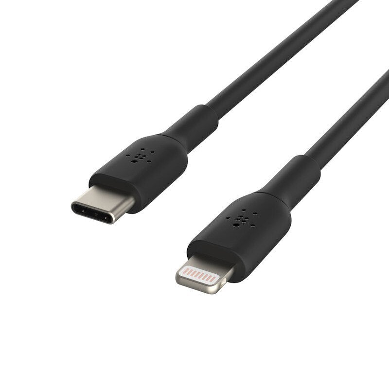 CABLE BELKIN USB-C A LIGHTNING 1M - BLACK